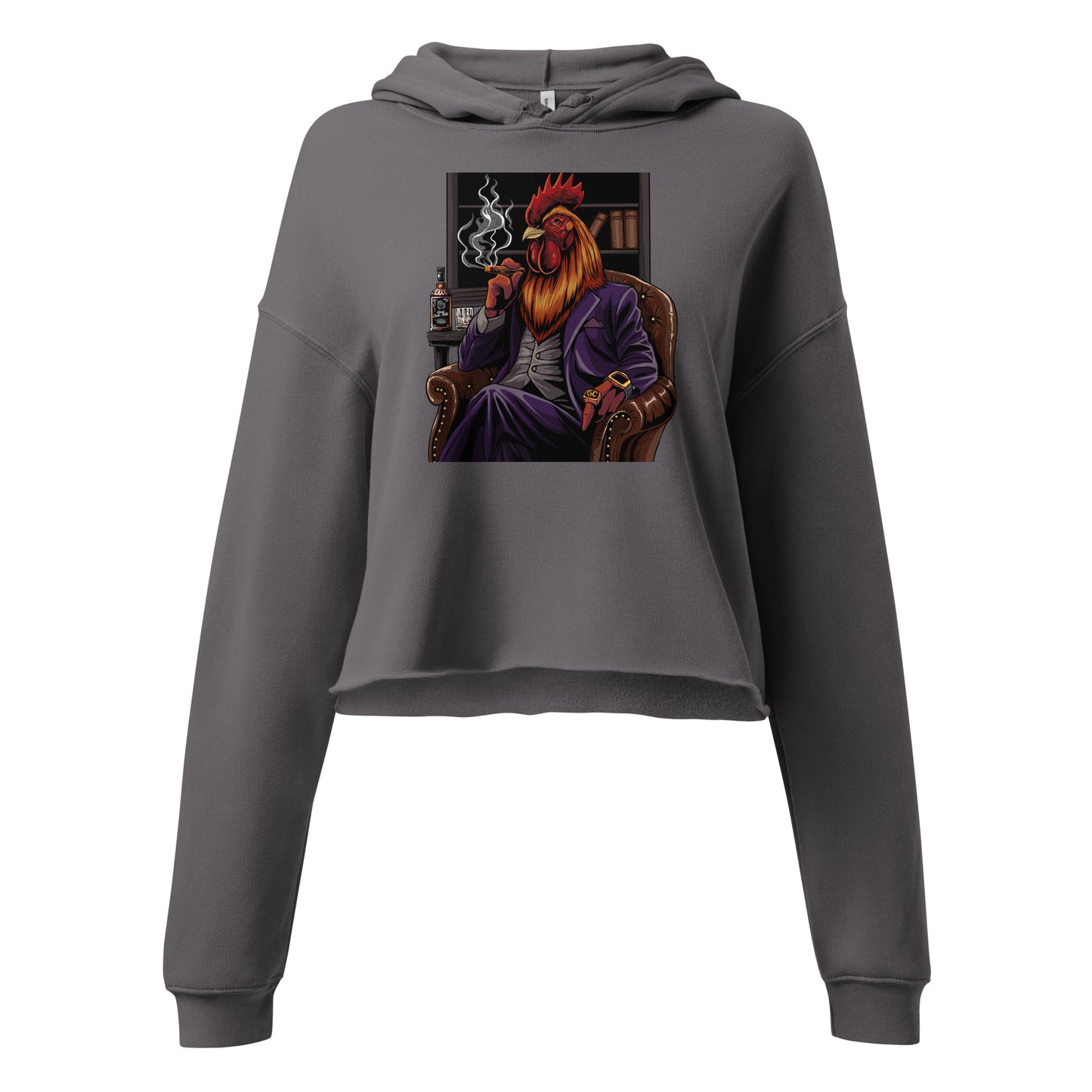 Smokin' Cock Crop Hoodie