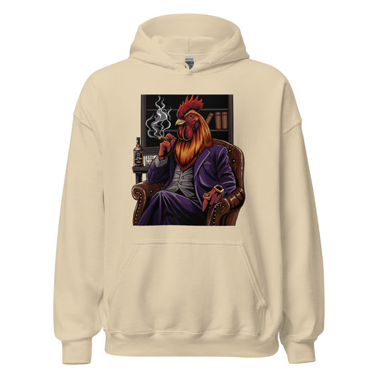 Beige custom graphic hoodie
