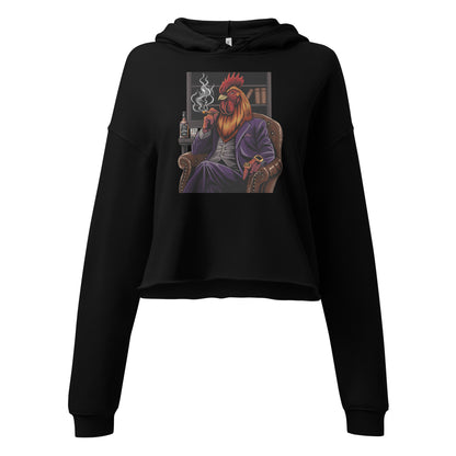 Smokin' Cock Crop Hoodie