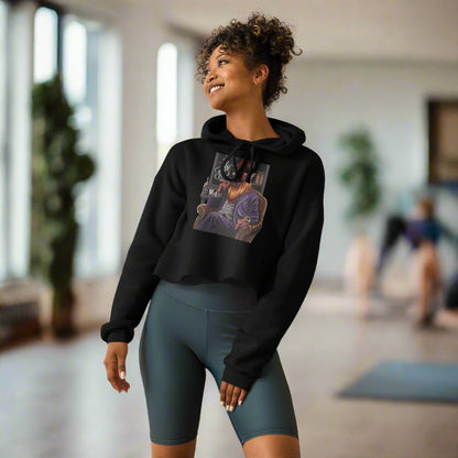 Smokin' Cock Crop Hoodie