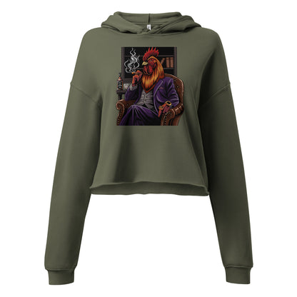 Smokin' Cock Crop Hoodie