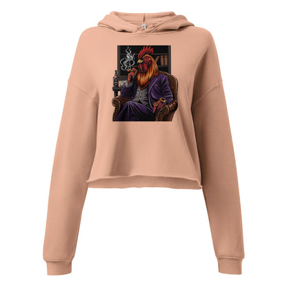 Smokin' Cock Crop Hoodie