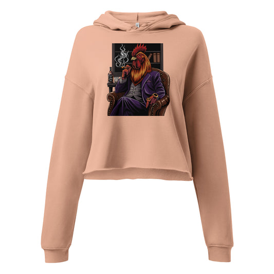 Smokin' Cock Crop Hoodie